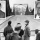 The Glienicke Bridge across the Havel River between East Germany and Western Allied-occupied West Berlin. Inset: Gary Powers, left, and Rudolf Abel. (Bridge photo Deutsche Presse-Agentur)